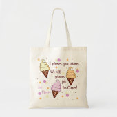 Ice Cream Tote Bag (Voorkant)