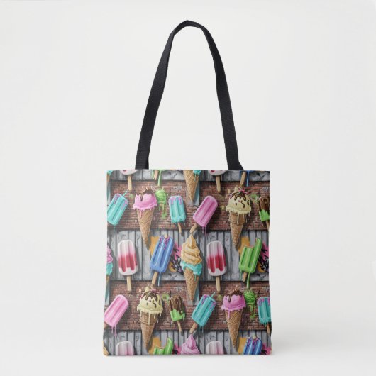 Ice Cream Tote Tote Bag (Voorkant)