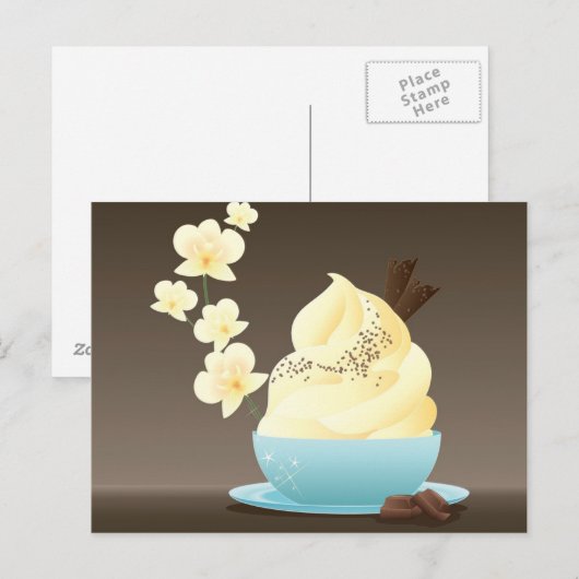 Ice Cream Treat Briefkaart (Voorkant / Achterkant)