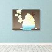 Ice Cream Treat Canvas Afdruk (Insitu (Houten vloer))