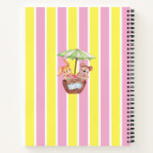 Ice Cream Treats 8,5 "x 11" spiraal Notitieboek (Achterkant)