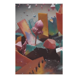 Ice Cream Treeling - Ken Gage Art Perfect Poster