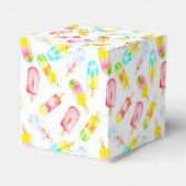 Ice-cream trendy aquarel ontwerp. bedankdoosjes (Achterkant)