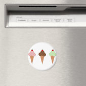 Ice Cream Trio Magneet (Insitu (Vaatwasser))