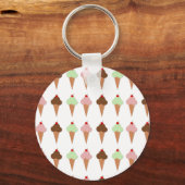 Ice Cream Trio Sleutelhanger (Voorkant)
