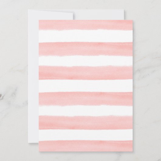 Ice Cream Truck, 1e verjaardag nodigt roze en gezo Kaart (Achterkant)