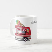 Ice Cream Truck, aangepaste naam mokken (Voorkant links)