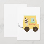 Ice Cream Truck Bedankkaart (Voorkant / Achterkant)