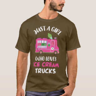 Ice Cream Truck bestuurt een meisje dat van Ice C T-shirt