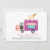 Ice Cream Truck Birthday Kaart (Voorkant)