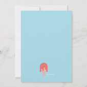 Ice Cream Truck Birthday Party Kaart (Achterkant)