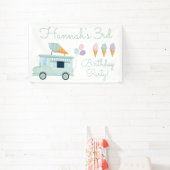 Ice Cream Truck Birthday Party Spandoek (Insitu)