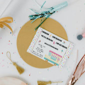 Ice Cream Truck Birthday Uitnodiging