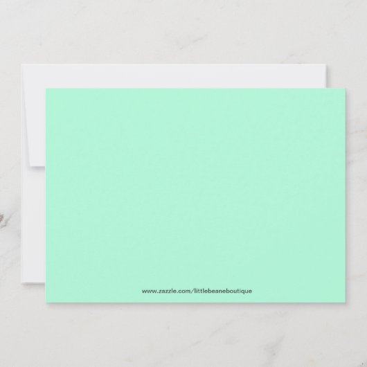 Ice Cream Truck Birthday Uitnodiging (Achterkant)