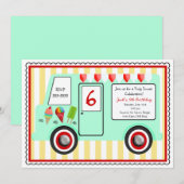 Ice Cream Truck Birthday Uitnodiging (Voorkant / Achterkant)