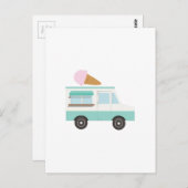 Ice Cream Truck Briefkaart (Voorkant / Achterkant)