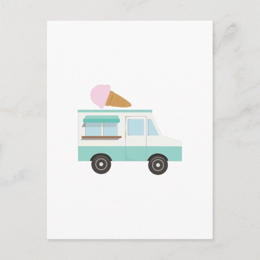 Ice Cream Truck Briefkaart (Voorkant)