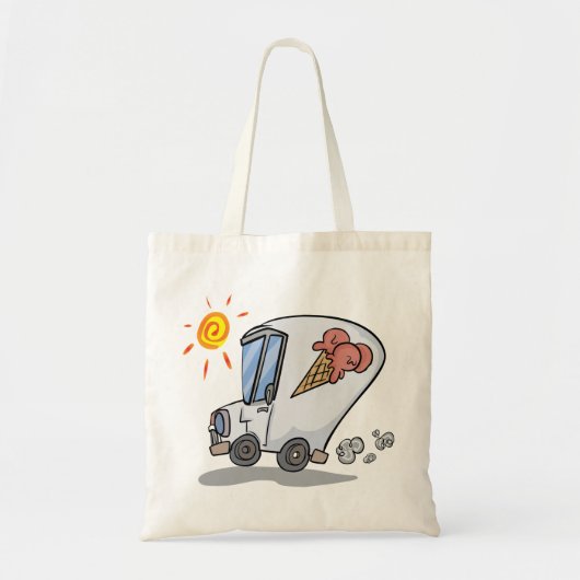 Ice Cream Truck Canvas tas (Voorkant)
