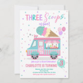 Ice Cream Truck Drie Scheppen van Plezier 3e Verja Kaart (Voorkant)