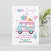 Ice Cream Truck Drie Scheppen van Plezier 3e Verja Kaart (Staand voorkant)