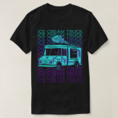 Ice Cream Truck Driver Retro T-shirt (Design voorkant)