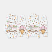 Ice Cream Truck Favor Boxen Bedankdoosjes (Uitgevouwen)