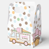 Ice Cream Truck Favor Boxen Bedankdoosjes (Geopend)