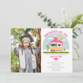 Ice Cream Truck Foto Kleuterschool Afstuderen Kaart (Staand voorkant)