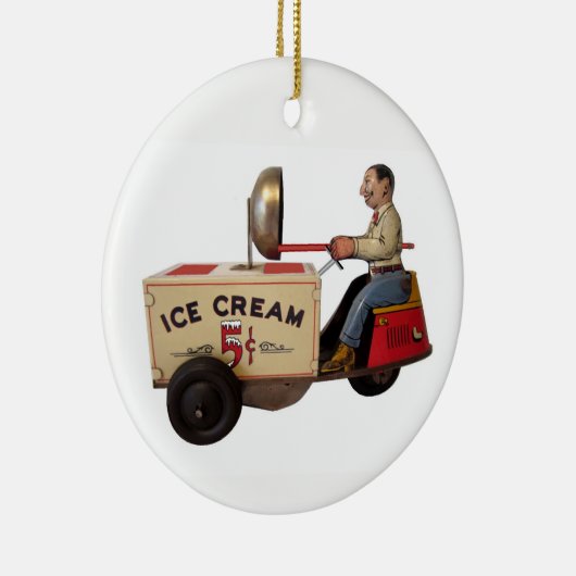Ice Cream Truck Keramisch Ornament (Rechts)