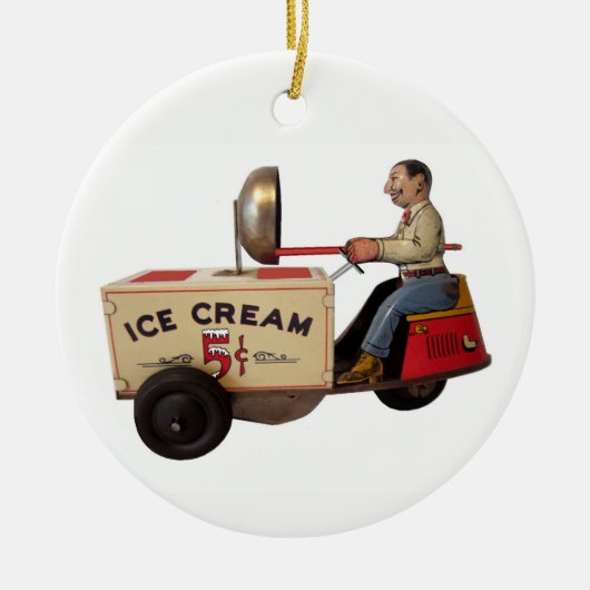 Ice Cream Truck Keramisch Ornament (Voorkant)