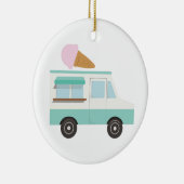 Ice Cream Truck Keramisch Ornament (Rechts)