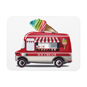 Ice Cream Truck magnet Magneet