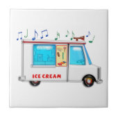 Ice Cream Truck met Muziek Tegeltje (Voorkant)