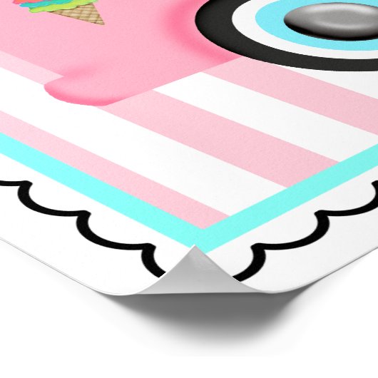 Ice Cream Truck Poster (Hoek)