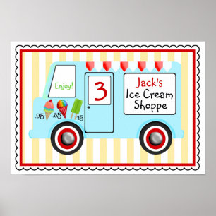 Ice Cream Truck-Poster - Boys Poster