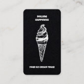 Ice Cream Truck Premium Visitekaartje (Voorkant)