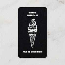 Ice Cream Truck Premium Visitekaartje