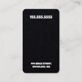 Ice Cream Truck Premium Visitekaartje (Achterkant)