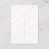 Ice Cream Truck Scoop Sprinkles Baby shower Informatiekaartje (Achterkant)