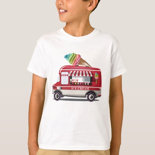 Ice Cream Truck-shirten en -jassen T-shirt (Voorkant)
