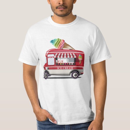 Ice Cream Truck-shirten en -jassen T-shirt (Voorkant)