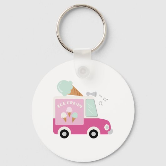 Ice Cream Truck Sleutelhanger (Voorkant)
