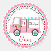 Ice cream Truck Stickers (Voorkant)