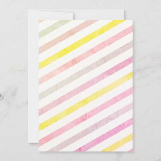 Ice Cream Truck Stried Birthday Kaart (Achterkant)