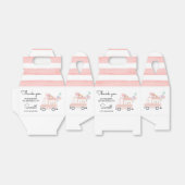 Ice Cream Truck Summer 1st Girl Birthday Favor Box Bedankdoosjes (Uitgevouwen)