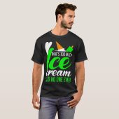 Ice Cream Truck te veel ijs Cream T-shirt (Voorkant volledig)
