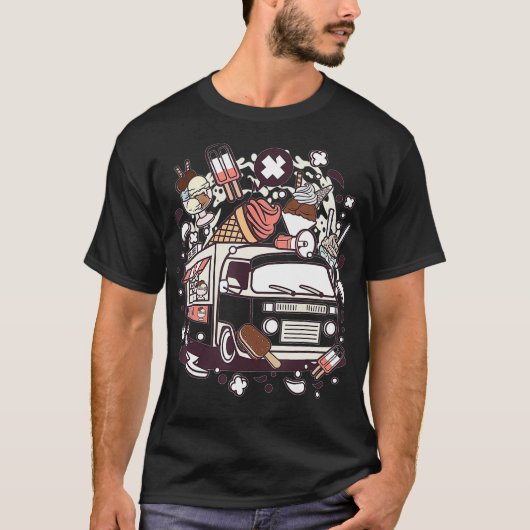 Ice Cream Truck Tshirt (Voorkant)