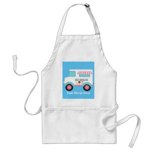 Ice Cream Truck Vendor Apron Standaard Schort