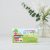 Ice Cream Truck Visitekaartje (Staand voorkant)