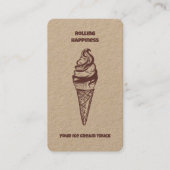 Ice Cream Truck Visitekaartje (Voorkant)